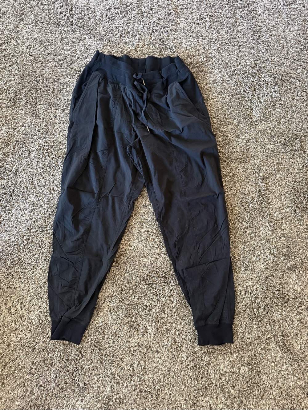 lululemon athletica women's Black Performance Joggers